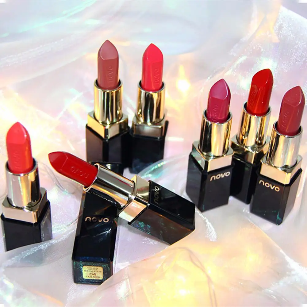 

8 Colors Sexy Nude Tint Matte Lipstick Maquiagem Profissional Moisturizing Lasting Cosmetics Makeup Lipstick Gloss S3