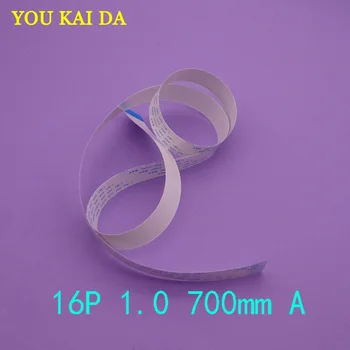 

2pcs/lot New FFC FPC flat flexible cable 1.0mm pitch 16 pin 16pin Forward Length 700mm Width 17mm Ribbon Flex Cable