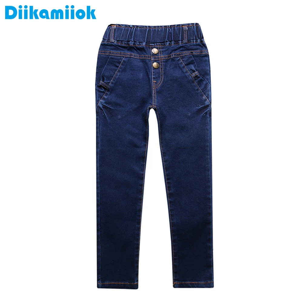 

2018 Spring New Girls Denim Long Pants Autumn Children's Clothing Kids Trousers Casual Pants Baby Girl Jeans For Teenager YS1-01