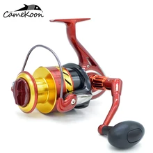 CAMEKOON 9000/11000 серия соленой воды спиннинговая Рыболовная катушка 4,5: 1 Передаточное отношение 11+ 1 подшипники высокая скорость Большая Морская катушка