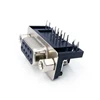 DB9 PCB adapter connector RS232 serial Angle 90 data cable connector Com plug 9pin hole port socket female&Male D type ► Photo 2/5