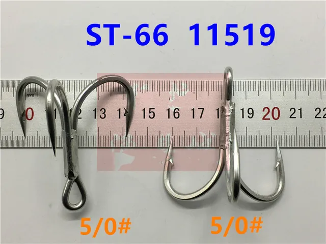 Owner ST-66 Triple Hook Stinger No. 5/0 – Heavy-Duty Saltwater Fishing Hook - View #7