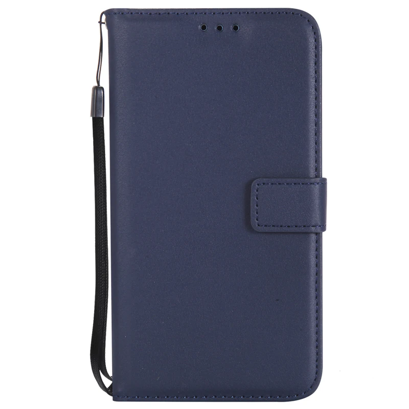 Leather Cover For Samsung Galaxy J1 J16 Flip Wallet Bumper Case SM J120F J120F/DS J120M/DS J120H/DS Card Slot Phone Bag - Цвет: Navy Blue