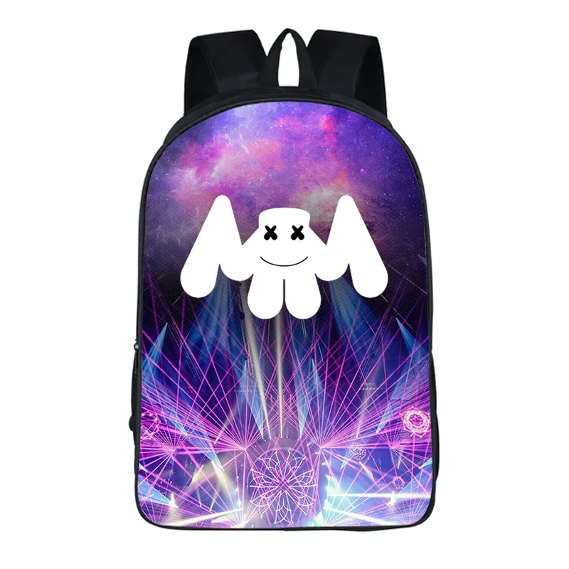 

Marshmallow Guy School Bag For Boys And Girls Kids Personized Schoolbag New Face Smile Hip-hop Multi-function Backpack A630
