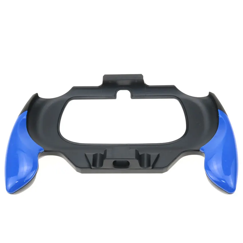 YuXi пластиковый чехол ручка держатель кронштейн для sony psv PS Vita 2000 игровые аксессуары psv 2000 Hands-free контроллер защитный - Цвет: Синий