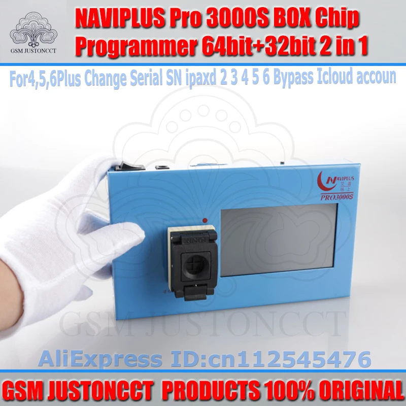 IP Box Navi plus PRO3000S 32 64 бит nand программатор ремонт HDD серийный номер SN для iPhone 6p 6 iPad mini ios