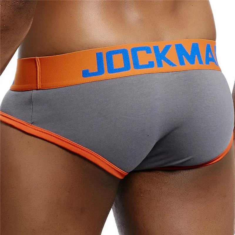 Мужские сексуальные трусы брифы JOCKMAIL нижнее белье из дышащего хлопка для геев|mens