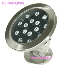 IP68, нержавеющая сталь 15 Вт наружный светодиодный прожектор света, светодиодный прожектор, 24 В постоянного тока, DS-10-62-15W, 2 года гарантии, постоянное напряжение