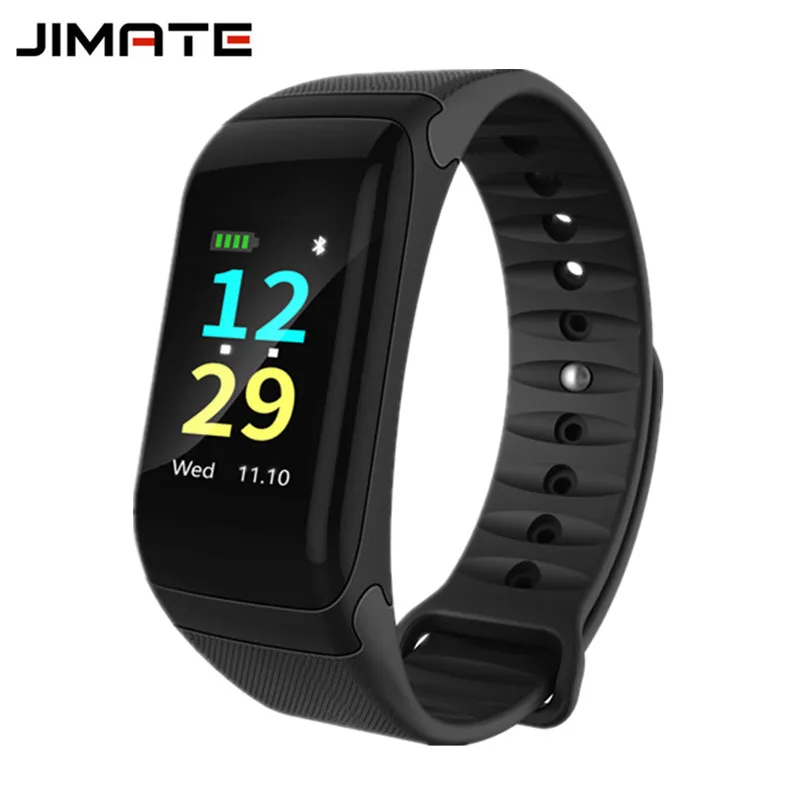 

Jimate F1 Plus Waterproof Sports Smart Bracelet Blood Pressure Heart Rate Monitor Weather Smartband Fitness Tracker Wristband