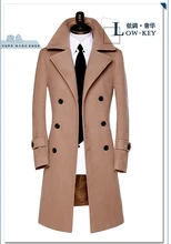 2018 new autumn Double breasted wool coat men fit slim mens pea coat woolen fashion casual male coats cashmere plus size S – 9XL