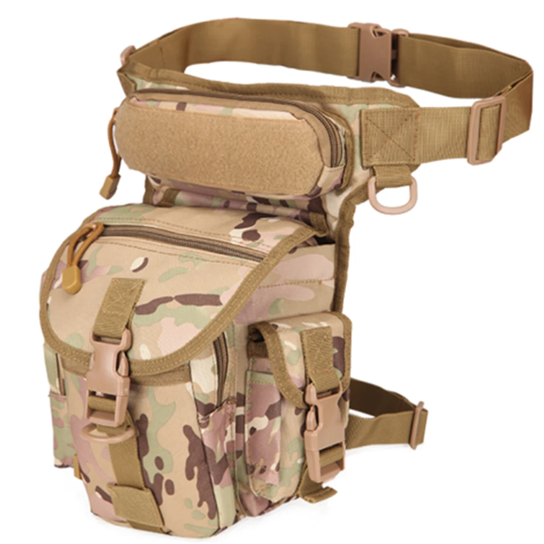 ARESLAND 2017 Unisex Military Waist Pack Bag Waterproof Women Leg Hip Bags  Belt Men Male Fanny Pack Multi-Purpose For Nerf CS