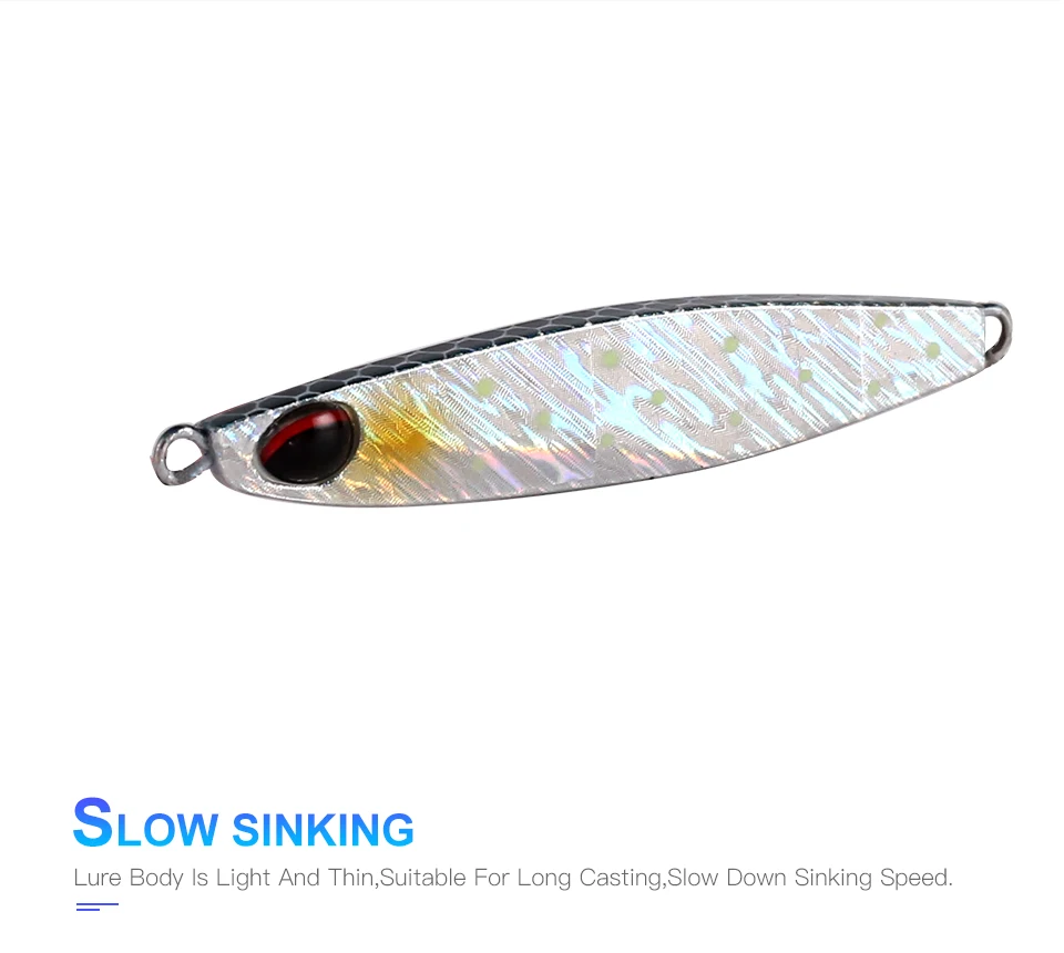Kingdom 2019 New DRAGER Metal Cast Jig Spoon 8.3G 14.7G 24.3G Shore Casting Jigging Lead Fish Sea Bass Fishing Lure Artificial Bait  (6)