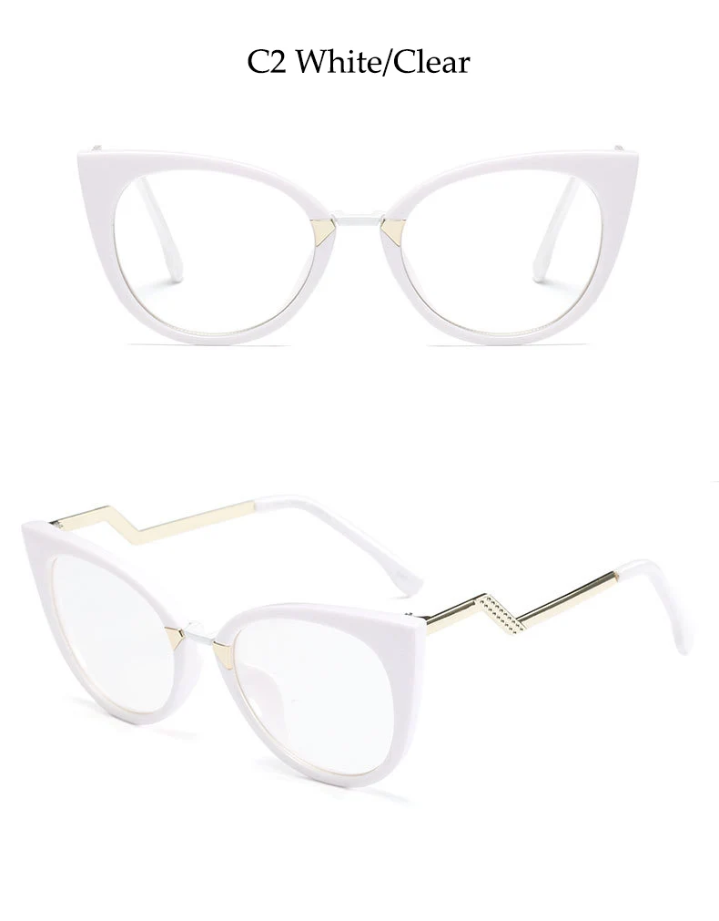 Модные очки, очки, оправа для женщин, кошачий глаз, оптические очки, близорукость, компьютерные, женские, прозрачные, темные очки для женщин