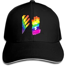 Великолепная разноцветная регулируемая бейсболка с принтом руки, хлопковая бейсболка с козырьком