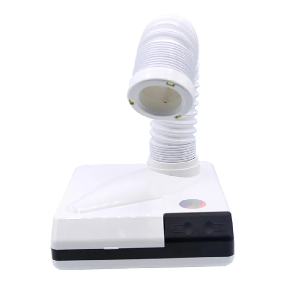 HAICAR 60 Вт Сушилка для ногтей УФ-светодиодный салонный всасывающий пылесборник для удаления пыли коллектор пылесос маникюрный аппарат ЖК-лампа для сушки ногтей