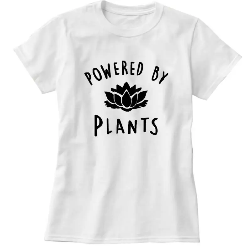Прямая поставка, новинка,, Вегетарианская модная футболка для женщин с растениями, Harajuku Tumblr, женская футболка - Цвет: White