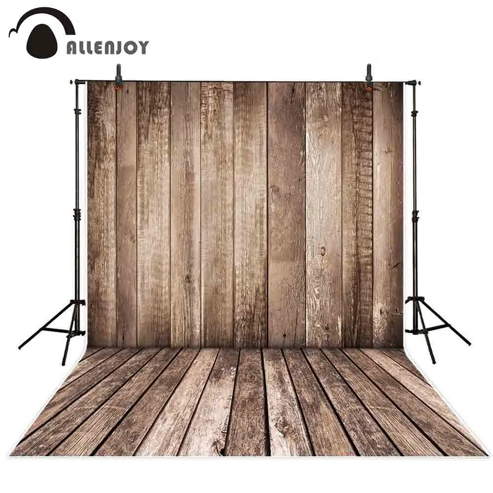 Allenjoy photography backdrop retro vintage wood board texture