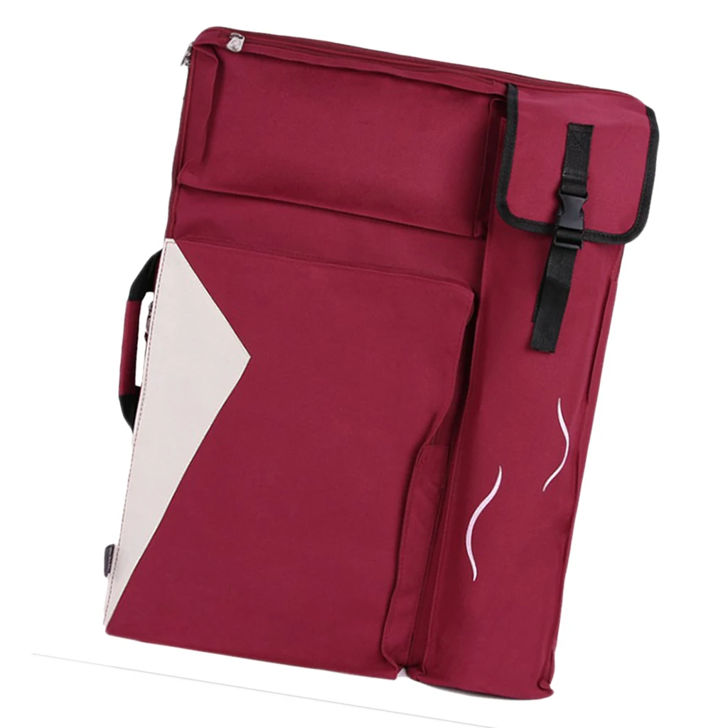 Canvas Art Portfolio Outdoor Backpack for Storage Tools of Drawing/ Painting /Sketching Art 