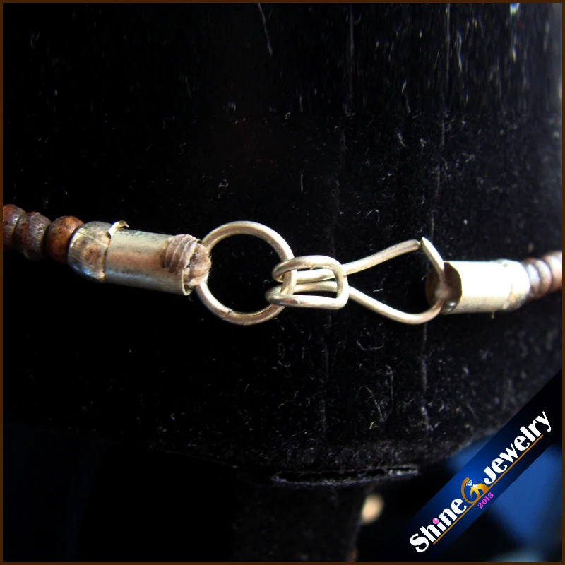 Тибетского серебра Женские Племенные ювелирные изделия натуральный ручной работы кость тибетского яка Орел кулон длинное ожерелье