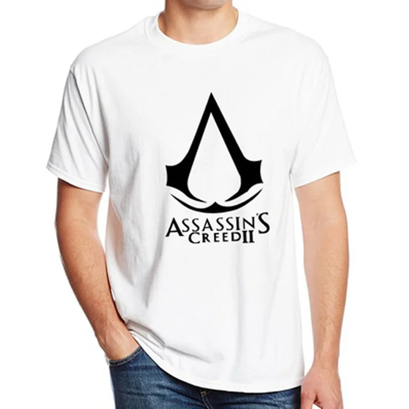 2018 Летняя мода игры Assassins Creed Для мужчин футболка Рубашка с короткими рукавами