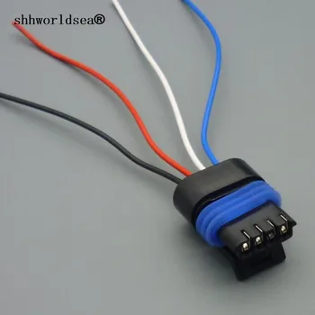 

shhworldsea 4pin 1.5mm car auto intake pressure sensor plug connector Proton Savvy 1.2L D4F Oxygen Sensor O2 connector 12162190