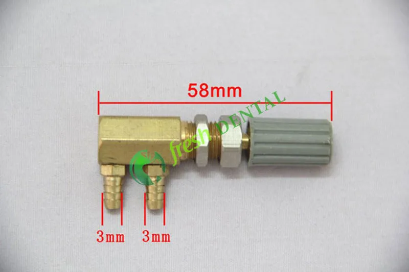 Peças de Água Ajustador de Água Dental Ajustar Válvula F-tipo Grande Sintonizador 3mm - 5mm Conector Cadeira Unidade Sl1202 5 6 dental f-tipo ajustador de água válvula grande