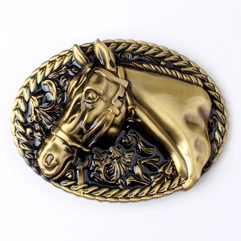 

Equestrian alloy belt buckle Width is 4.0 CM