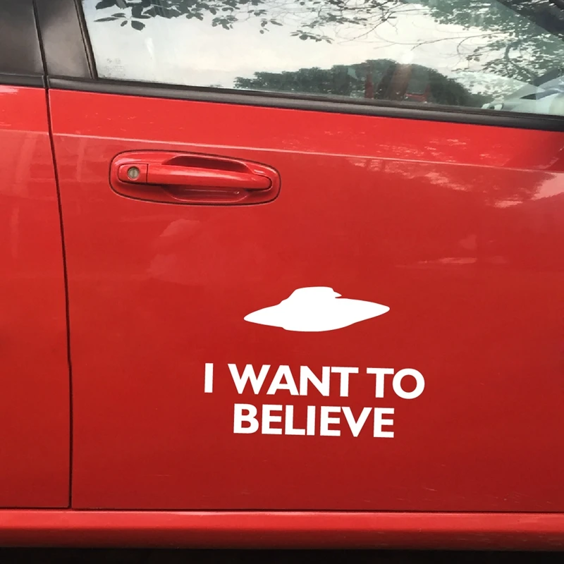 I want to believe vinyl decal