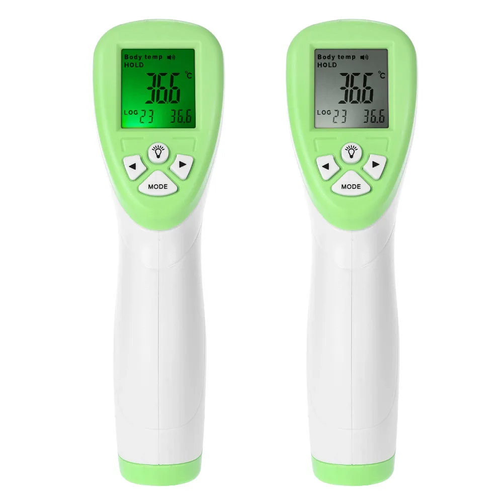 Цифровой термометр инфракрасный Baby взрослых лба Бесконтактный инфракрасный термометр с ЖК-дисплей Подсветка Termometro Infravermelh
