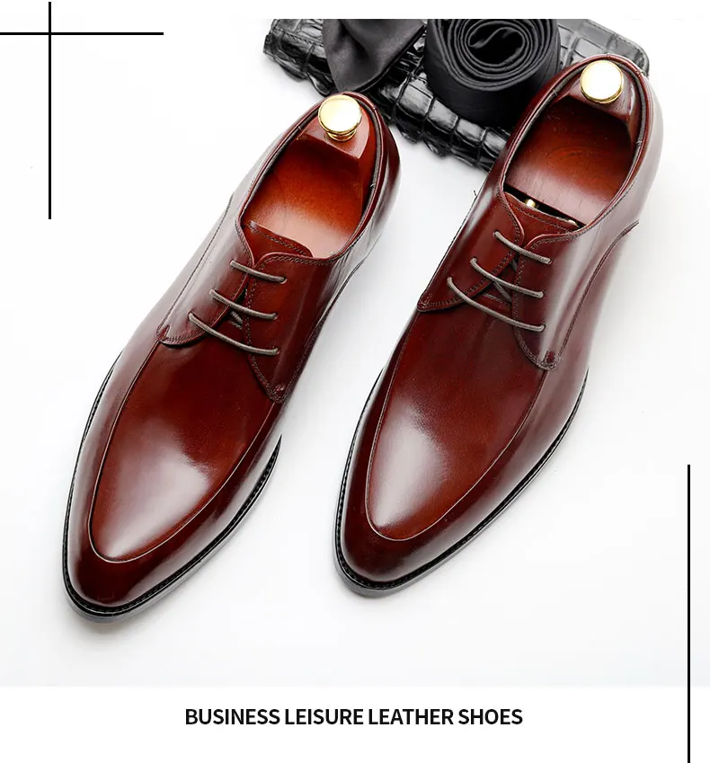 Mens Bullock Genuine Leather Shoes Luxury Brand Black Men Party Wedding Dress Shoe Business Leather Shoes Phenkang 7977 White Mountain Shoes Scholl Shoes From Star Shoes 157 65 Dhgate Com