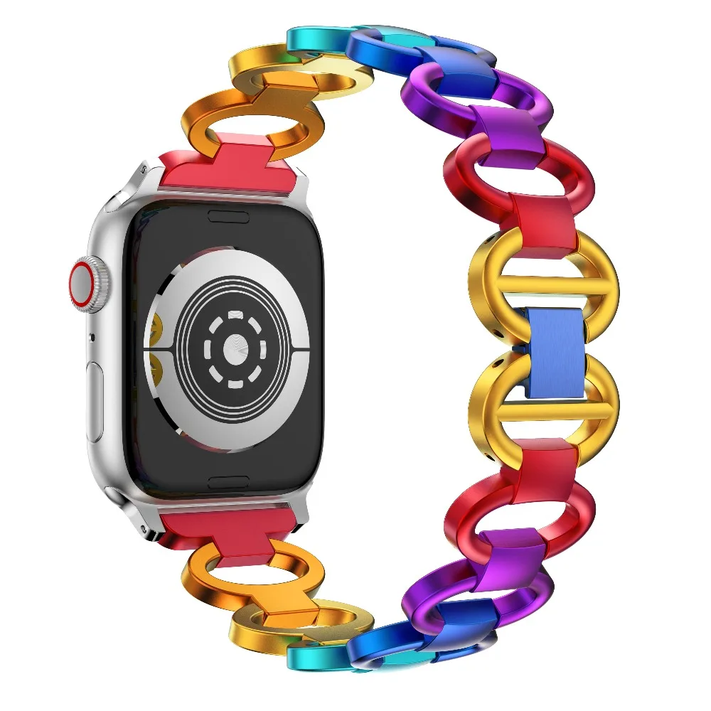 

New style Aluminium Alloy Watchband for Apple Watch Series 4 3 2 1 Band 38/40mm 42/44mm Aluminium Alloy Strap for Smart Watch