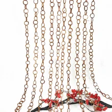 Руководство vine Вязание двери занавес детский сад окружающей среды создание области угловой перегородки висячие кольца цепи творческое украшение