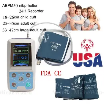 

CONTEC ABPM50 NEW Ambulatory Blood Pressure monitor,PC software 24h NIBP
