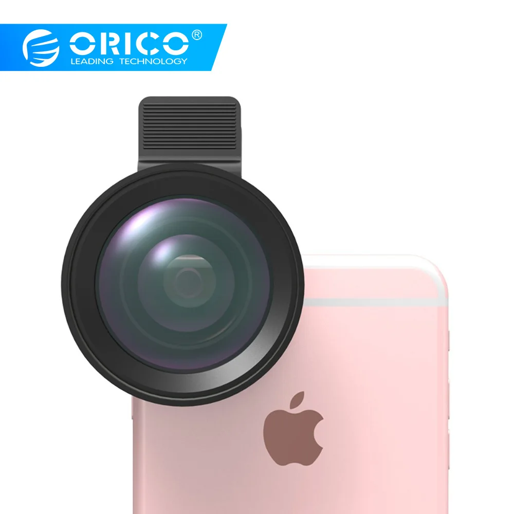 

ORICO MPC-A1 Universal Mobile Phone Lens 2 in 1 Wide Angle + Macro Super Wide Angle 0.45X Wide Angle Lens For Mobile Phone