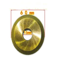 HSS 16x60x6 мм ключевой режущий диск для 238BS или 2AS или RH-2 или BW-9 горизонтальный станок для изготовления ключей