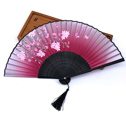 Boho Unique Stay Cool Stylish Style Hand-Painted Marbled Hand Fan Folding Hand Fan Trendy Wedding FREE Shipping to Canada