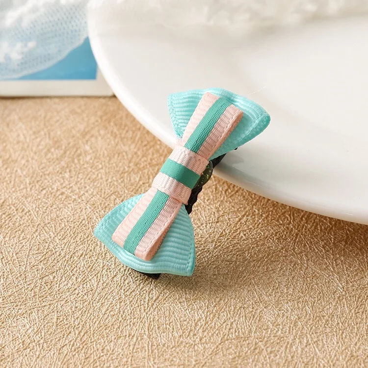 

1Pc Hot Candy Color Bow Hairpin Solid/ Dot/ Flower Print Ribbon BB Hair Clips for Baby Girls Kids Hair Accessories