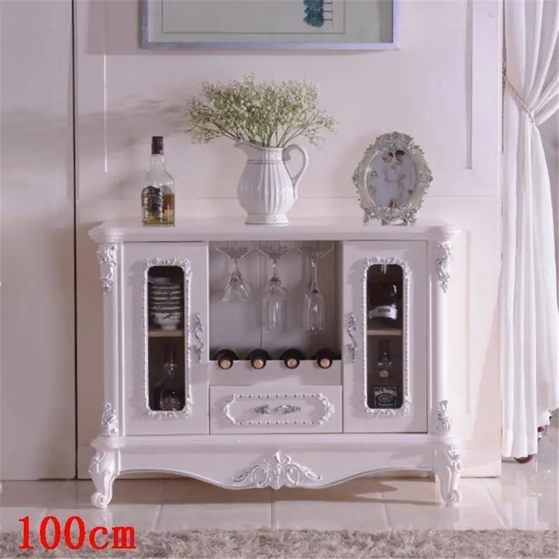 Version W Концевая консоль чайный шкаф Mesa Dolap Kaplama сервант Европейский Винтажный Meuble буфет шкаф кухонные приставные столы мебель - Цвет: Version W