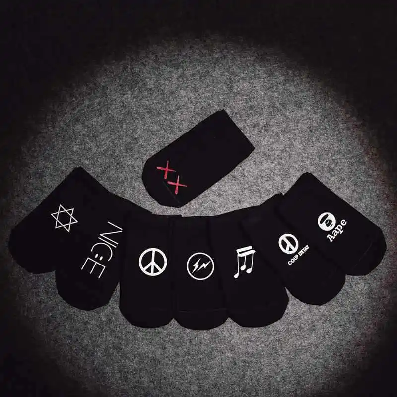 

Shakes Trend Cotton Cartoon Fashion Japanese Juku Thin Women Boat Socks Girls Cool Handsome BF Funny Socks Jitter Cotton Acrylic