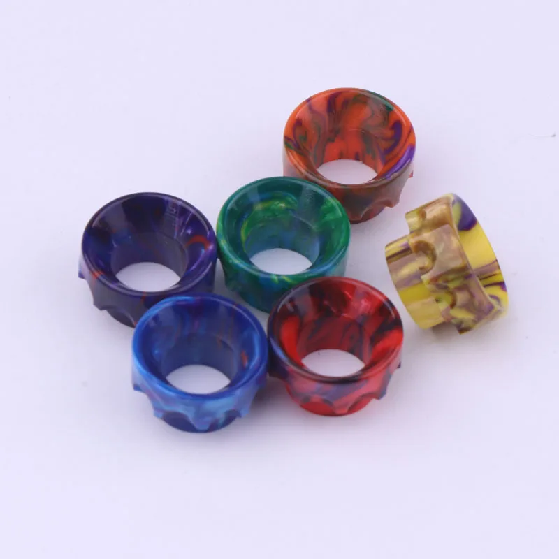 

XFKM Epoxy 810 Resin Short Wide Bore Wave Drip Tip for Kennedy 24 RDA Goon RDA Battle Cap Mad Dog RDA 810 Vape Mouthpiece