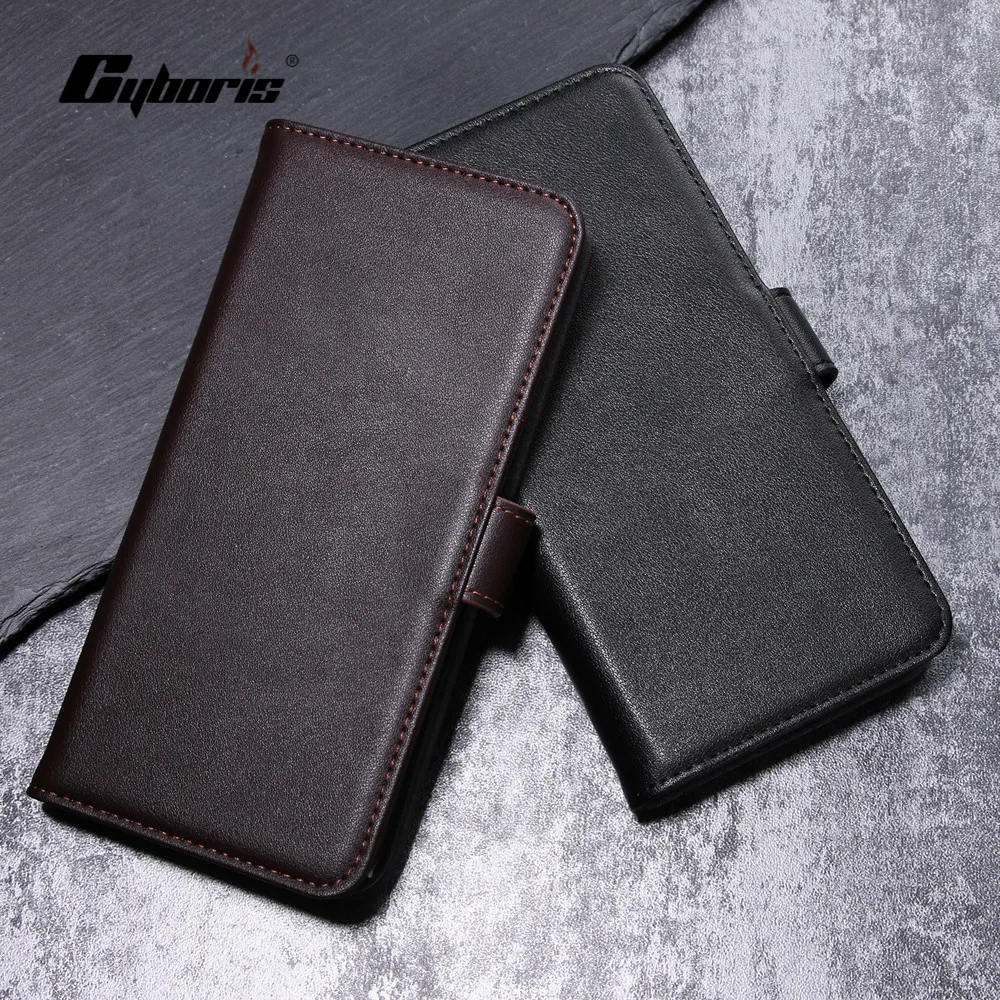 CYBORIS cases for HUAWEI P8 lite 2017 / Huawei GR3 5.2&quotFlip Wallet Genuine Leather Case Cover Nova P9 Lite | Мобильные телефоны