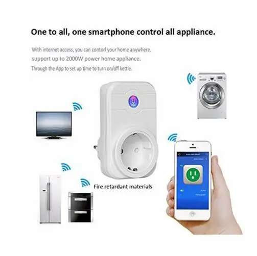 Smart Plug, Gorelax Mini Wifi Smart Plug, Беспроводной удаленный повторитель Smart AC Plug Outlet power Switch Socket, работает с Alexa