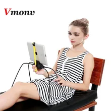 Vmonv Spider leg Adjustable Tablet Stand for Ipad iPhone Bed Sofa Desk Portable Spider Tablet Mount