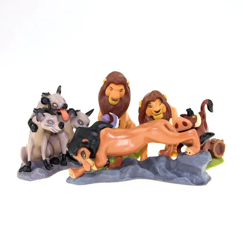 Disney Kid Toys 9 шт./лот мультяшный Король Лев животные ПВХ фигурка Мультяшные Аниме