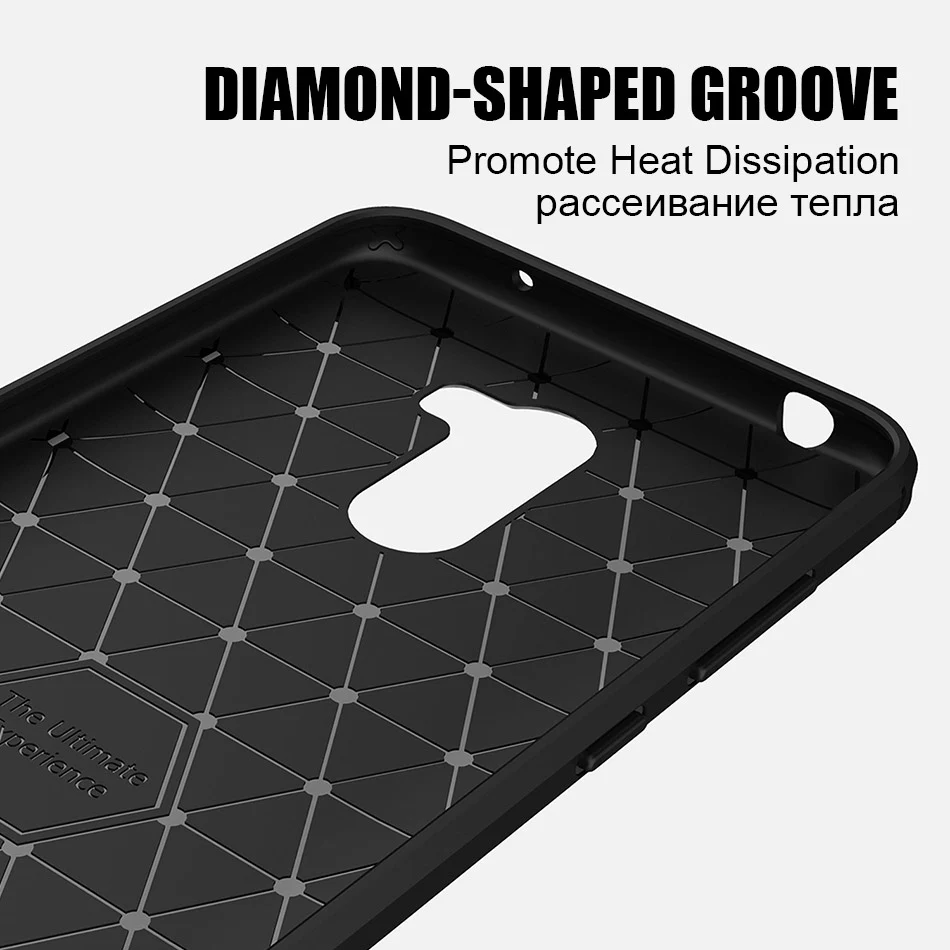 TOMKAS Phone Case Silicon Cover On For Xiaomi Pocophone Poco F1 PocoF1 PocophoneF1 Carbon Fiber Case Soft TPU Global Xiomi Funda (4)
