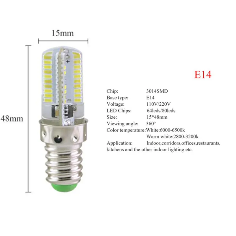 10 шт. G9 светодиодный E14 Corn Light 3014SMD AC220V 110 V Неполярные светодиодный освещение, грушевидные лампочки для локальных светильников лампы Энергосберегающие теплый белый 64 светодиодный 80 светодиодный