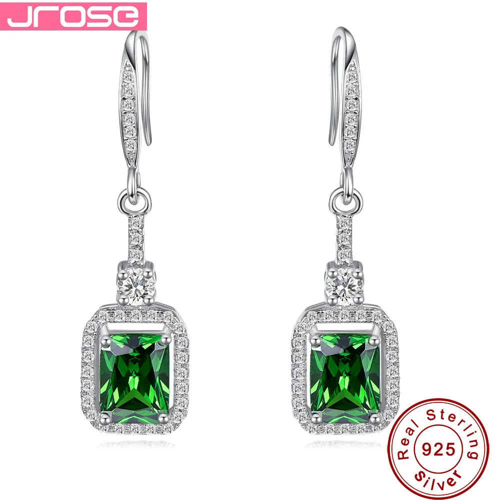 Jrose Selling 5.0CT Romantic Laboratory Created Emerald Solid 925
