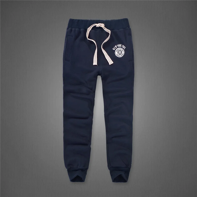 YiRuiSen/, Брендовые мужские флисовые плотные спортивные штаны, теплые штаны для зимы, повседневные длинные спортивные штаны для мужчин,#6114 - Цвет: 6115