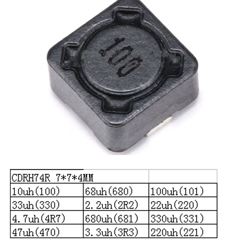 20 pcs 220uh 221 CDRH 74r 7*7*4mm SMD Power Inductors Grives 20 pcs 220uh 221 CDRH 74r 7*7*4mm SMD Power Inductors Grives