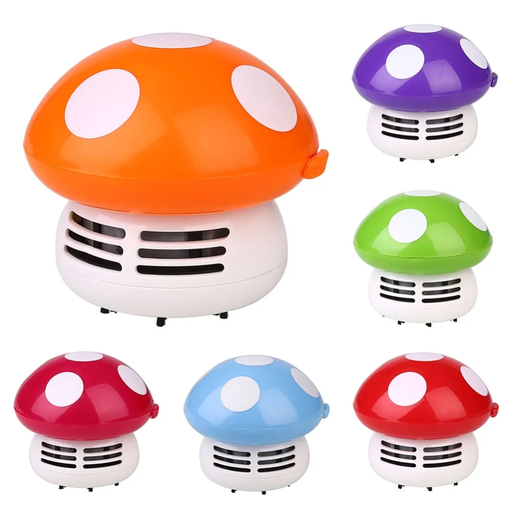 

Mini Mushroom Shape Corner Desk Table Vacuum Dust Cleaner Computer Dirt Cleaner Plastic Portable Keyboard Cleaning Tools